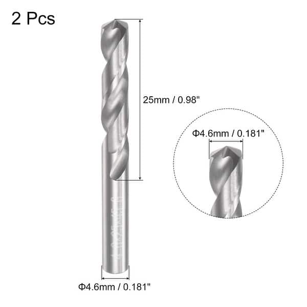 C2/K20 Tungsten Carbide Straight Shank Spiral Flutes Twist Drill Bit