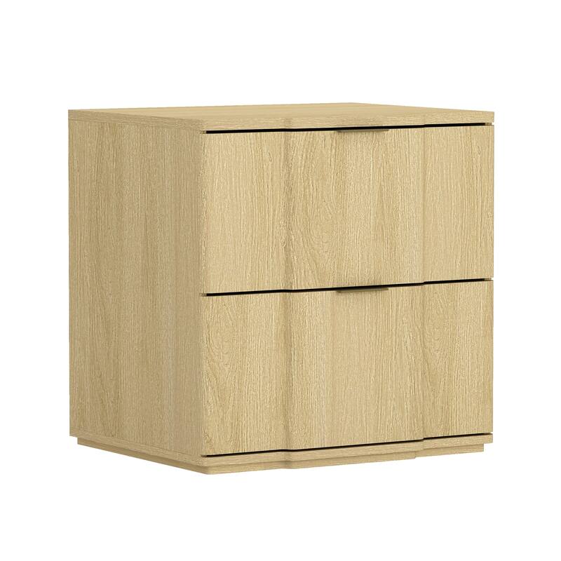 Manhattan Comfort Clive 22 Inch 2 Drawer Nightstand