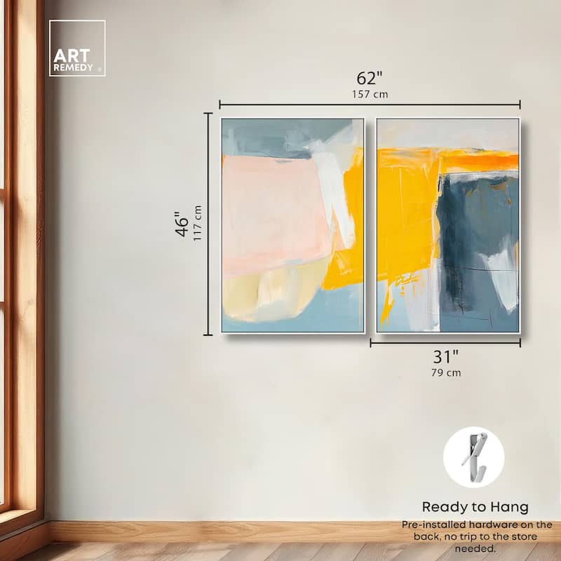 Skyward Radiance II Canvas Set of 2 by Art Remedy