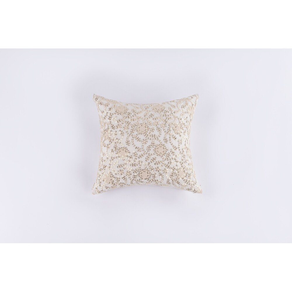 Beautyrest Chacenay Knotted Embroidery Decorative Throw Pillow Bed Bath Beyond 14722687