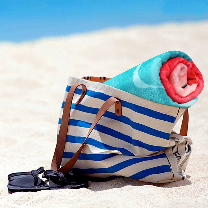 Oversized Beach Towel, Absorbent and Quick Dry, Thick Pool Towels for Swimming, Camping 28" x 56"