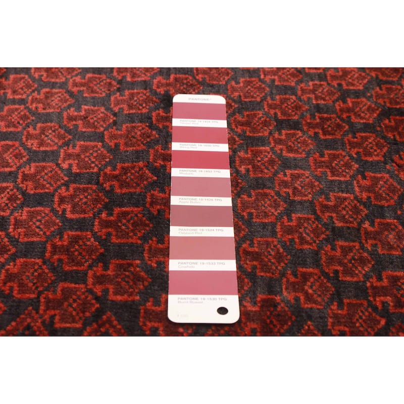 Teimani Burgundy Rug 2'11" x 4'11" - 2'11 x 4'11