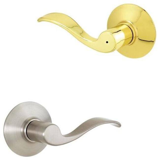 Schlage Accent Left Handed Privacy Door Lever Set - Split Finish Only