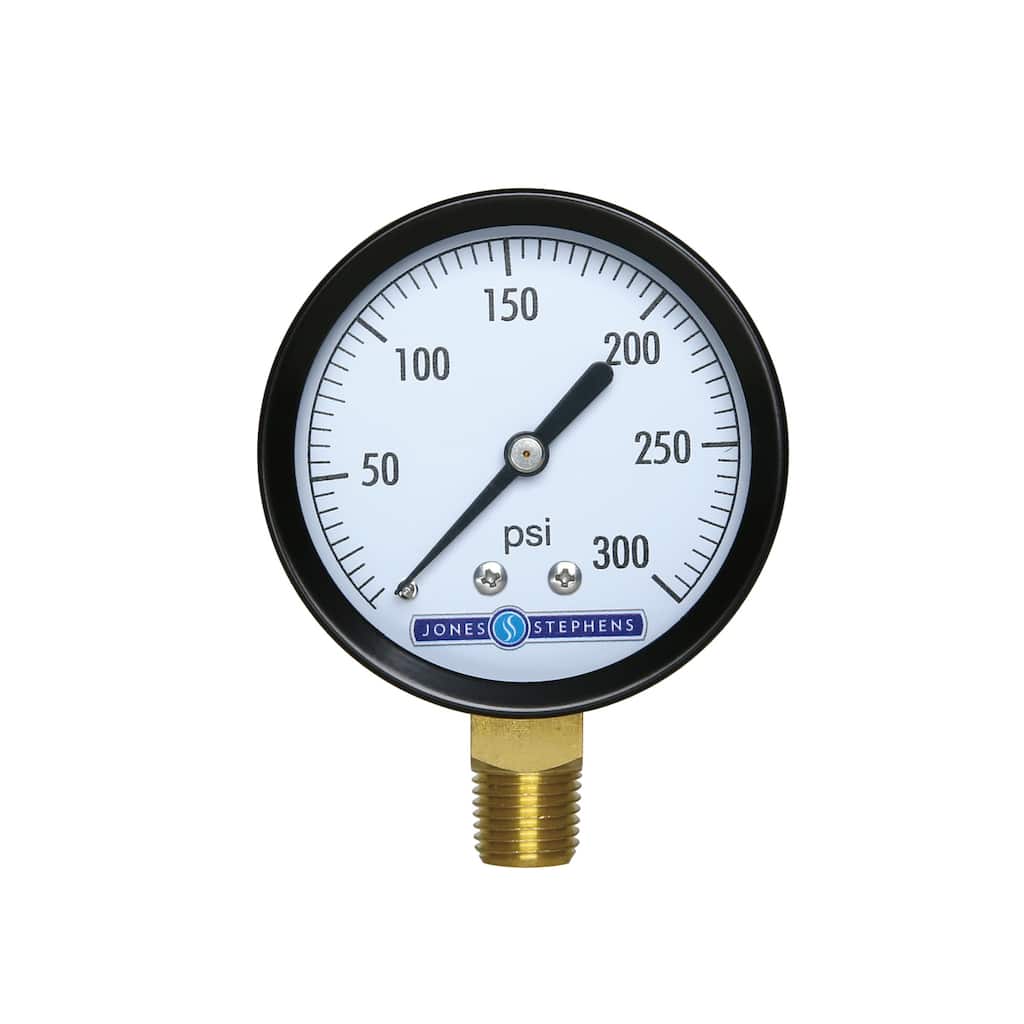 Jones Stephens G61300 2-1/2" 300 PSI Pressure Gauge