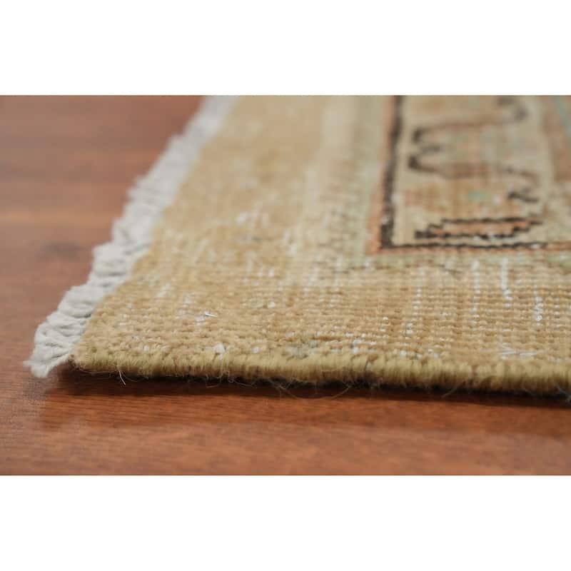Hand Knotted Oriental 100% Wool Carpet Traditional All-Over Brown Sultanabad Area Rug - 12' 8'' X 9' 10''