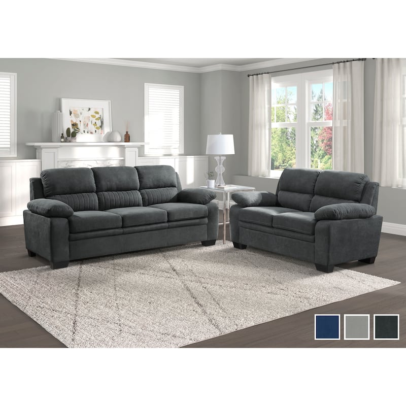Onofre 2-Piece Fabric Living Room Sofa Set