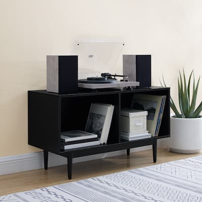 Crosley Liam Medium Record Storage Console Cabinet - 40 "W x 15.75 "D x 22.25 "H