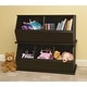 preview thumbnail 12 of 38, Badger Basket Two Bin Stackable Storage Cubby Espresso