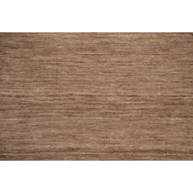 Tribal Gabbeh Oriental Area Rug , Handmade Brown Wool Carpet - 7' 10'' X 5' 0''