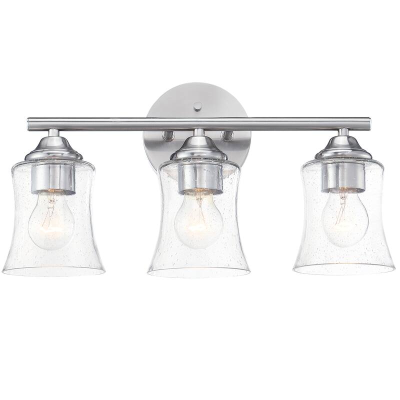 Modern Farmhouse 3-Light Bathroom Vanity Light - 17.68"x6.54"x9.41" - 17.68"x6.54"x9.41"
