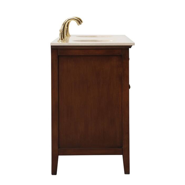 Modern 60" Double Bathroom Vanity Set