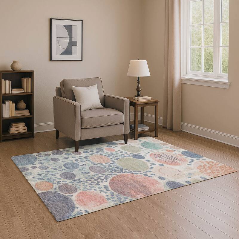 Premium Washable Super Soft Mayfield Rug - Denim - 5' x 7'6"