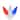 Patriotic LED C6 Faceted Christmas Lights - Red  White and Blue - 16.5' White Wire - 50ct