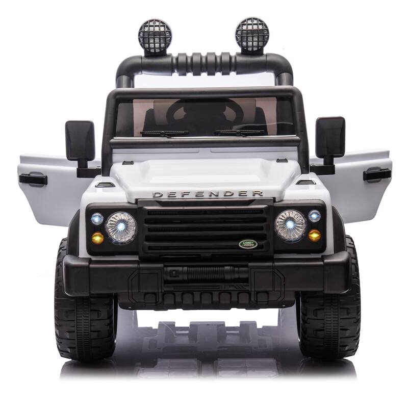 24V Land Rover Defender Kids Ride-On Car, Remote Control, Dual 55W Motors, Bluetooth, LED Lights, Ages 3-7