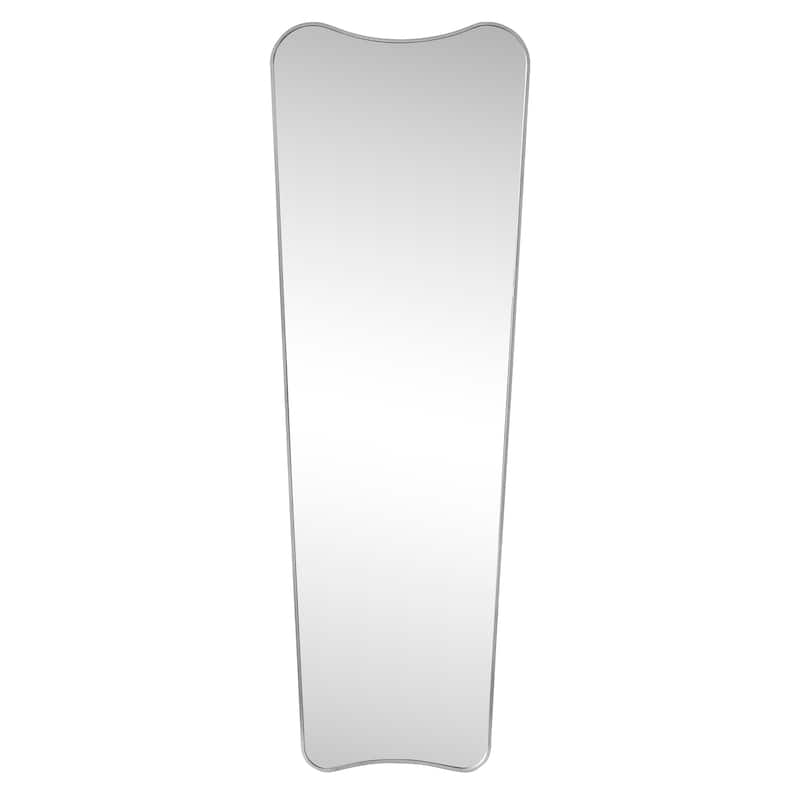 JONATHAN Y Metal Framed Wall Mounted Full-Length Mirror - 59.06 H x 19.69 W x 1.08 D