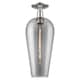 Option Polished Nickel / Light Smoke Deco Swirl Shade