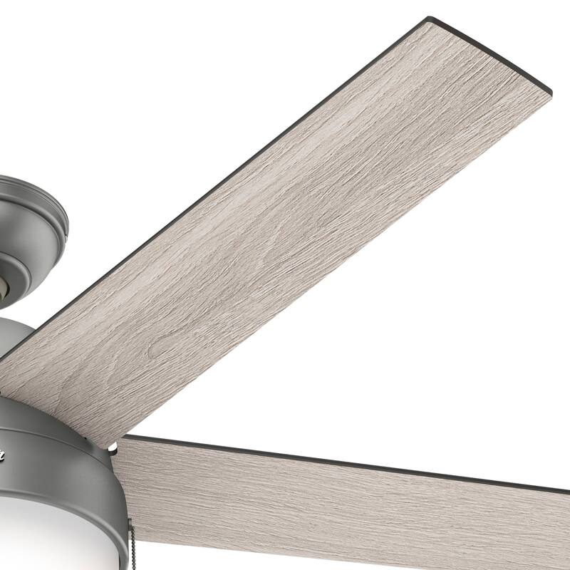 Hunter 52" Anslee Ceiling Fan with LED Light and Pull Chain, Modern, Transitional