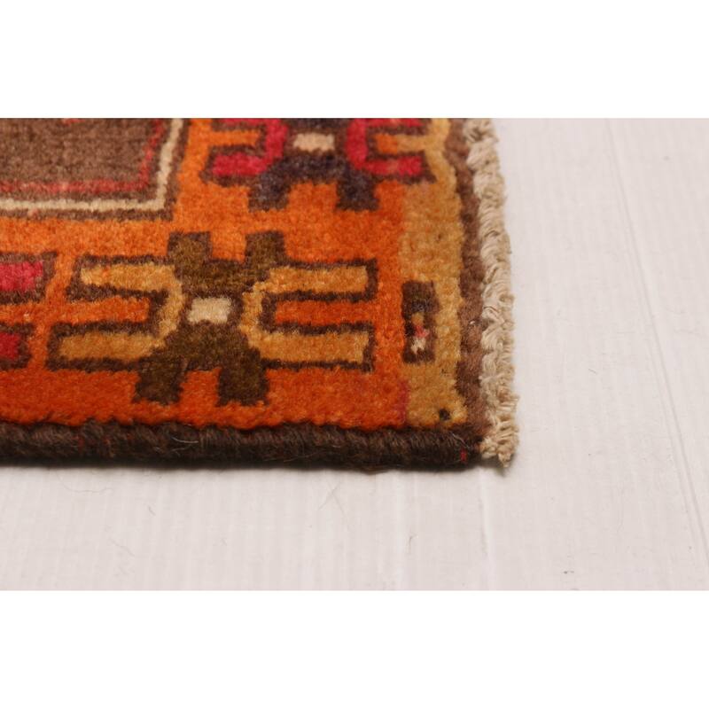 ECARPETGALLERY Hand-knotted Konya Anatolian Black, Brown Wool Rug - 3'3 x 12'11