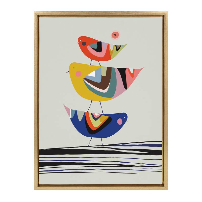 Kate and Laurel Sylvie The Family Tree Framed Canvas By Rachel Lee