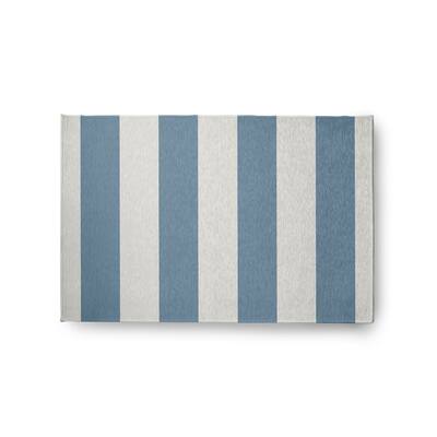 Graduated Stripe Chenille Rug