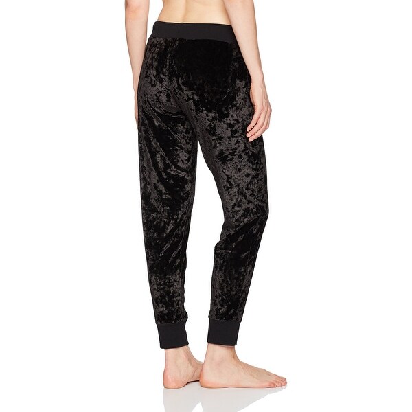 black velvet jogging pants