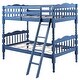 preview thumbnail 7 of 19, Classic Rectangular Design Twin over Twin Bunk Bed