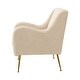 preview thumbnail 15 of 53, Hyperboreüs Upholstery Accent Armchair with Tufted Back by HULALA HOME