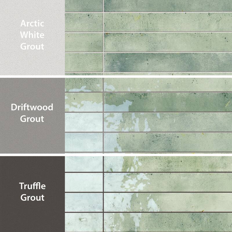 Merola Tile Scottsdale Aquamarine 1-7/8" x 17-3/4" Porcelain Floor and Wall Tile