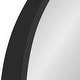preview thumbnail 6 of 8, Kate and Laurel Wheeler Round Framed Wall Mirror - 24" Diameter