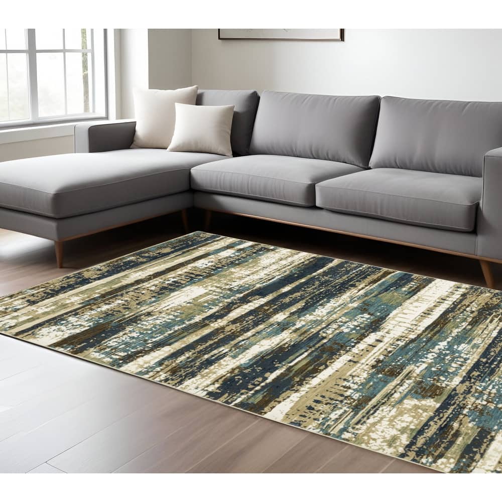 HomeRootsAbstract Modern Rectangle Area Rug