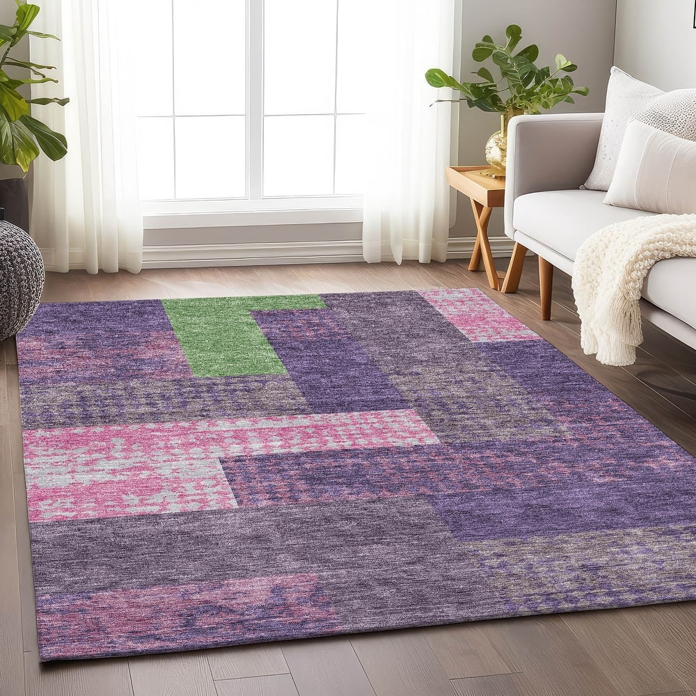 Premium Washable Super Soft Casual Geo Mayfield Rug
