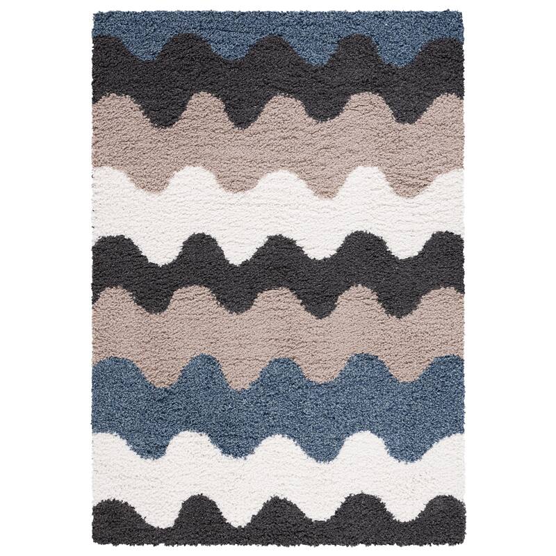 SAFAVIEH Calico Shag Andriana 1.5-inch Thick Rug