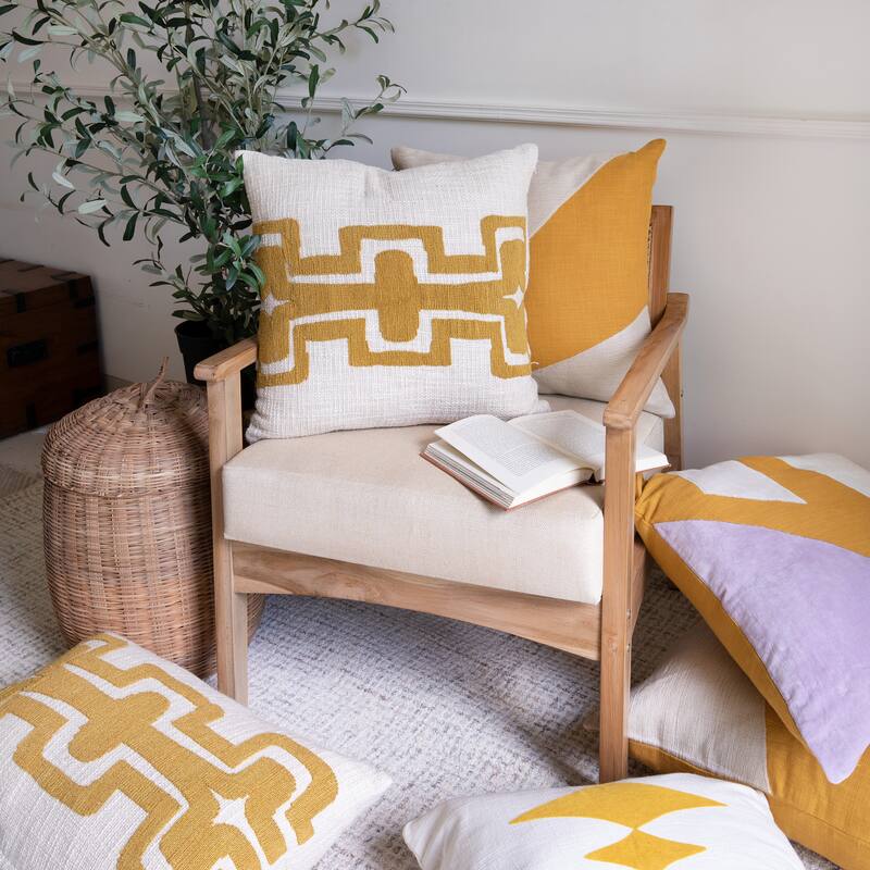 Sevita Stacy Garcia Contemporary Geometric Indoor Throw Pillow