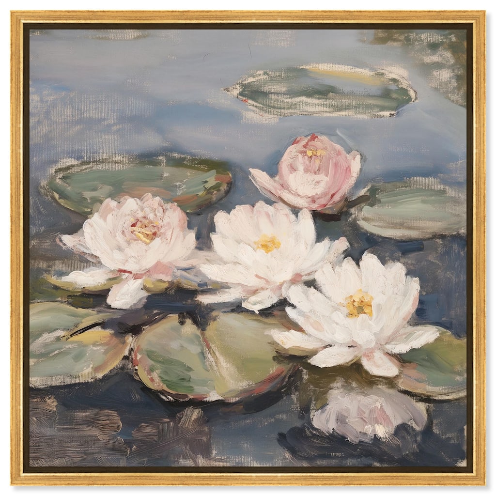 Water Lilies Canvas by Art Remedy