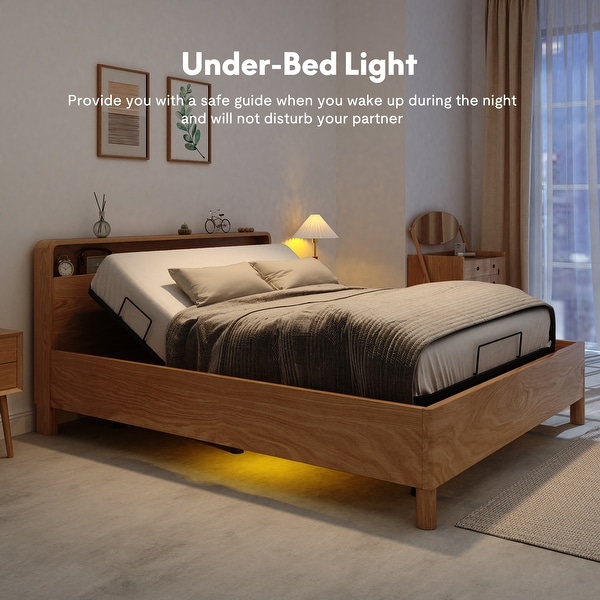 可愛いクリスマスツリーやギフトが！ FunniHomi Twin Frame Bed Adjustable Size King XL/Queen/Split あみぐるみ