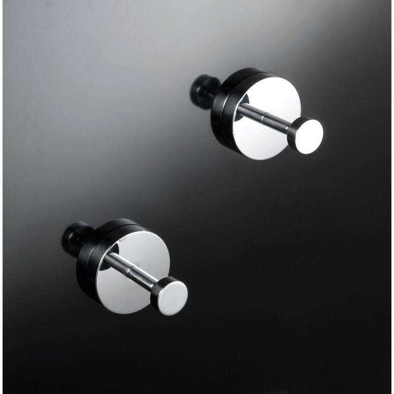 WS Bath Collections Duemila Single Robe Hook - Set of 2