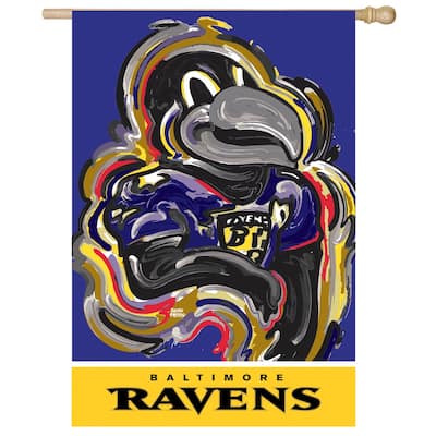 Baltimore Ravens, Suede House Size Justin Patten