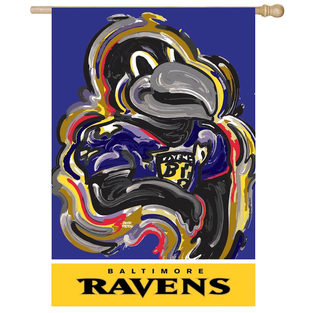 Baltimore Ravens, Suede House Size Justin Patten