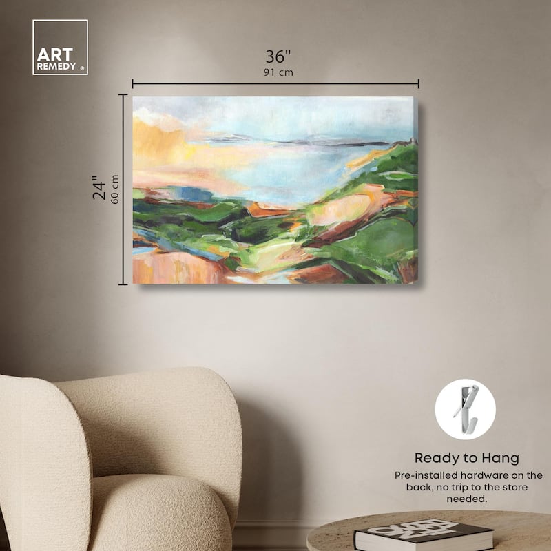 Abstract Landscape Canvas by Art Remedy, Gallery Wrapped