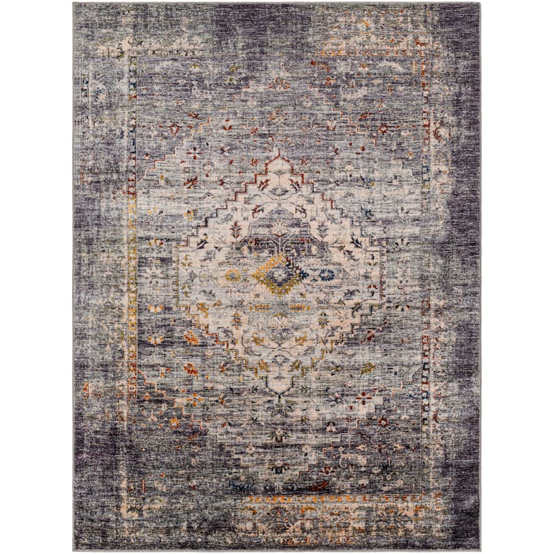 Livabliss Jefferson Vintage Medallion Area Rug