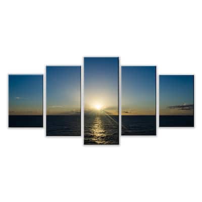 Ready2HangArt 'Morning Dew' 5-Piece Wrapped Canvas Wall Art Set