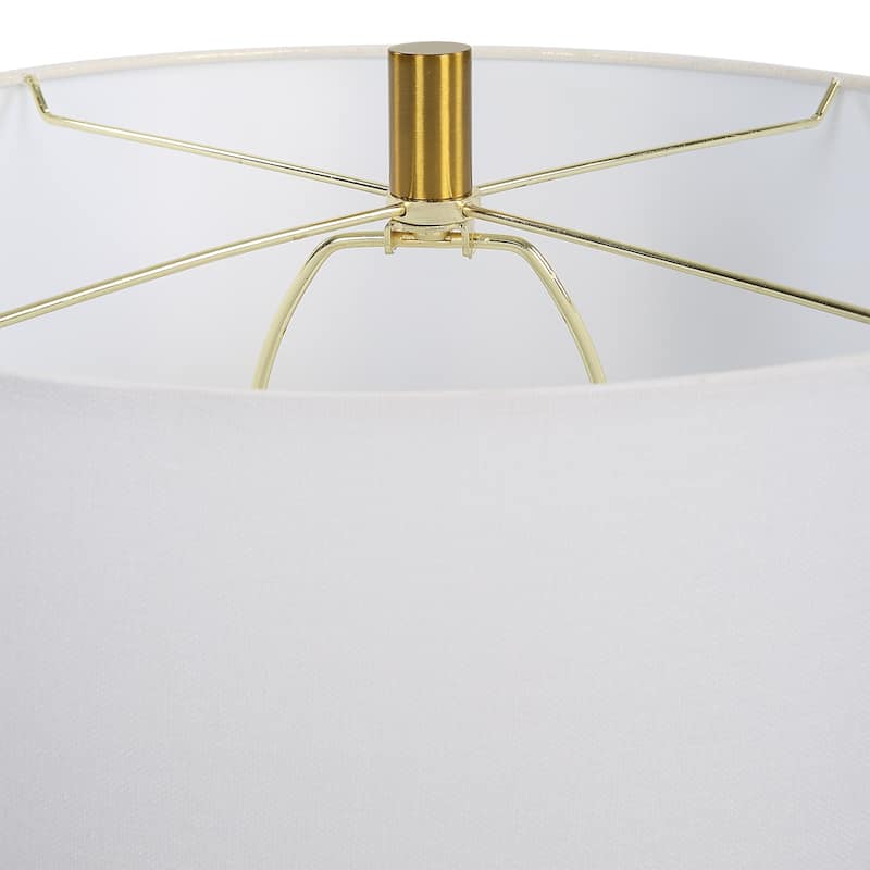 Gourd Shaped Ceramic Table Lamp - 30.5"