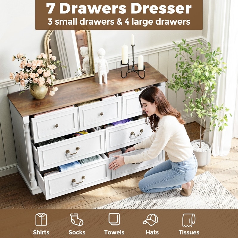 small white bedroom dresser Qeetex 3 Drawer for - Nightstand 3 Chest of Drawers with Large Storage use white chest of drawers will perfectly match your home furniture JVNOXK Modern White 3-Drawer Storage