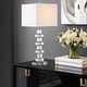 preview thumbnail 12 of 19, SAFAVIEH Lighting 28 inch Crystal Deco Crystal Table Lamp (Set of 2)