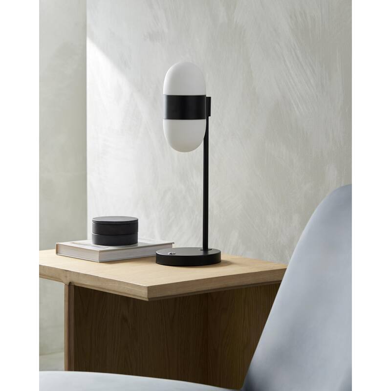 Livabliss Jonan Modern & Contemporary Accent Table Lamp - Black