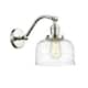 Option Polished Nickel / Clear Deco Swirl