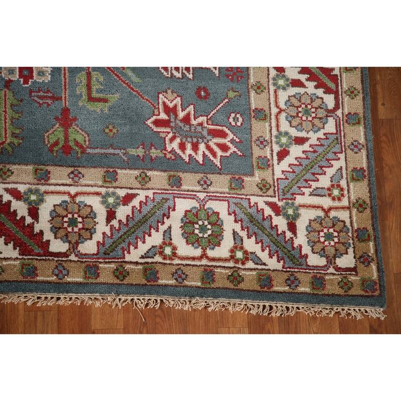 Oushak Oriental Area Rug Hand-Knotted Wool Carpet - 7'11"x 9'10"