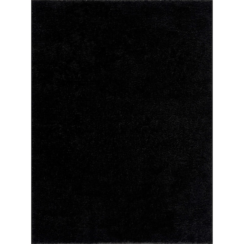 Hauteloom Heavenly Solid Shag Shaggy High Pile Area Rug