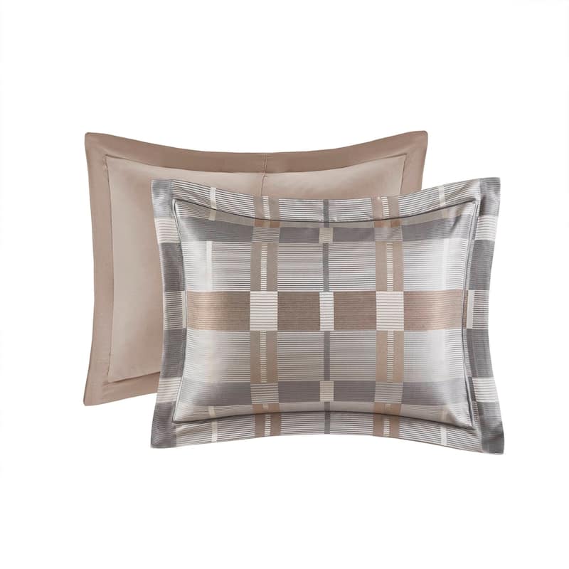 Madison Park Signature Prescott Jacquard Oversized Duvet Style Comforter Set
