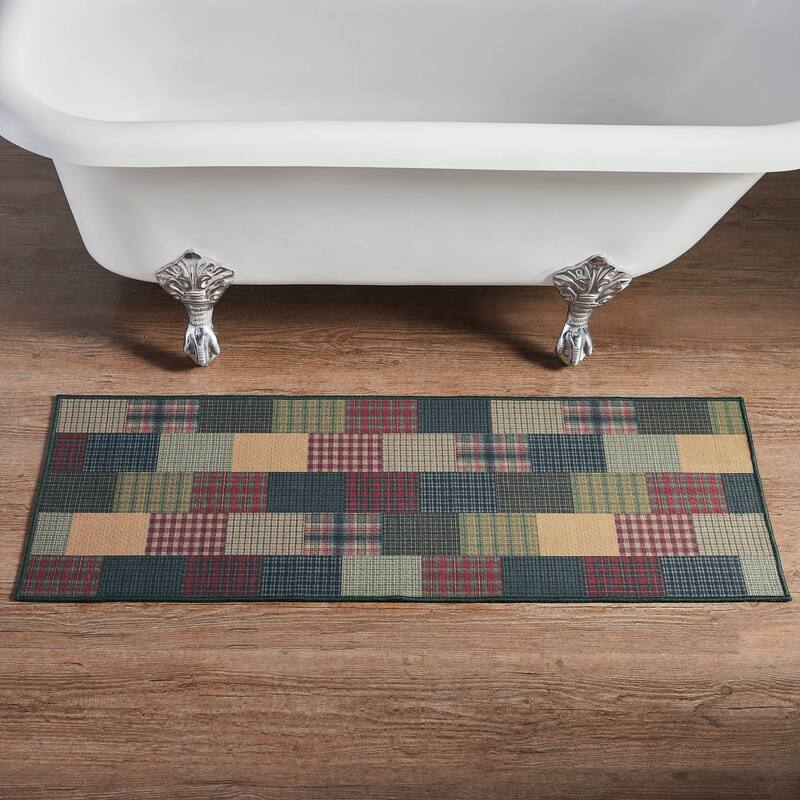 Tea Cabin Polyester Bathmat - 17x48